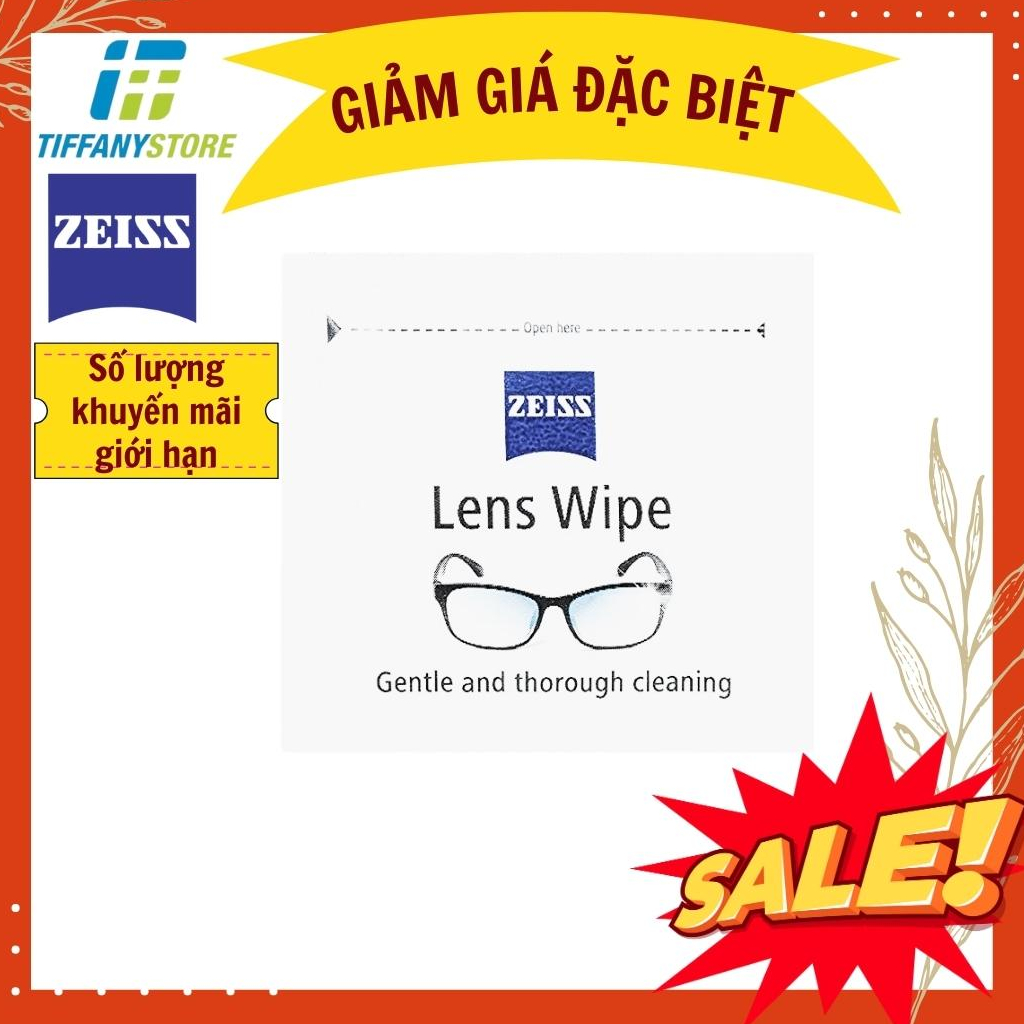 Giấy Zeiss lau lens, ống kính, mắt kính - Giấy lau mắt kính, ống kính, giấy vệ sinh máy ảnh - 1 Miếng