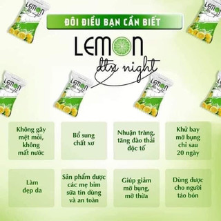 Kẹo xổ mỡ bụng Lemon