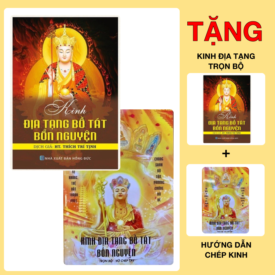 Sách - Vở Chép Kinh Địa Tạng A4 Bìa Mềm