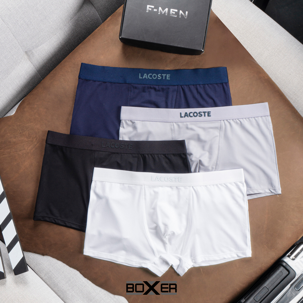 Quần lót nam, quần boxer nam hàng cao cấp chất thun lạnh siêu mát, kháng khuẩn, thấm hút mồ hôi tốt - Locos4