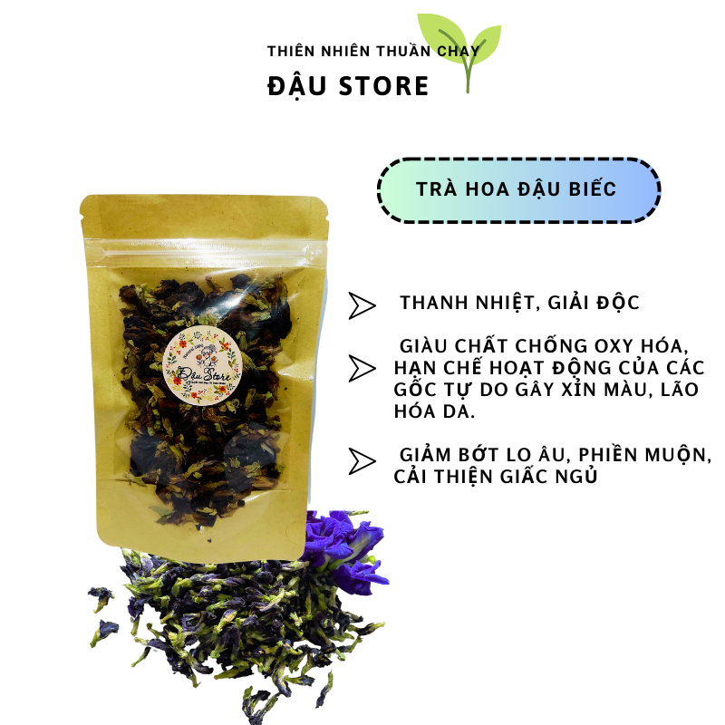 TRÀ HOA ĐẬU BIẾC SẤY KHÔ