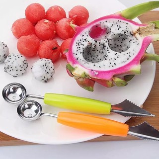 Thìa múc + tỉa hoa quả/ dụng cụ nhà bếp