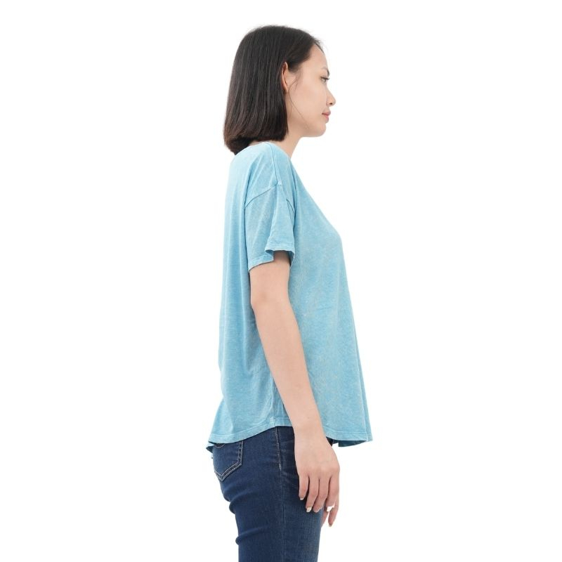 Áo phông nữ xuất dư chất vải cotton loang màu cực đẹp và lạ, áo thun nữ bigsize