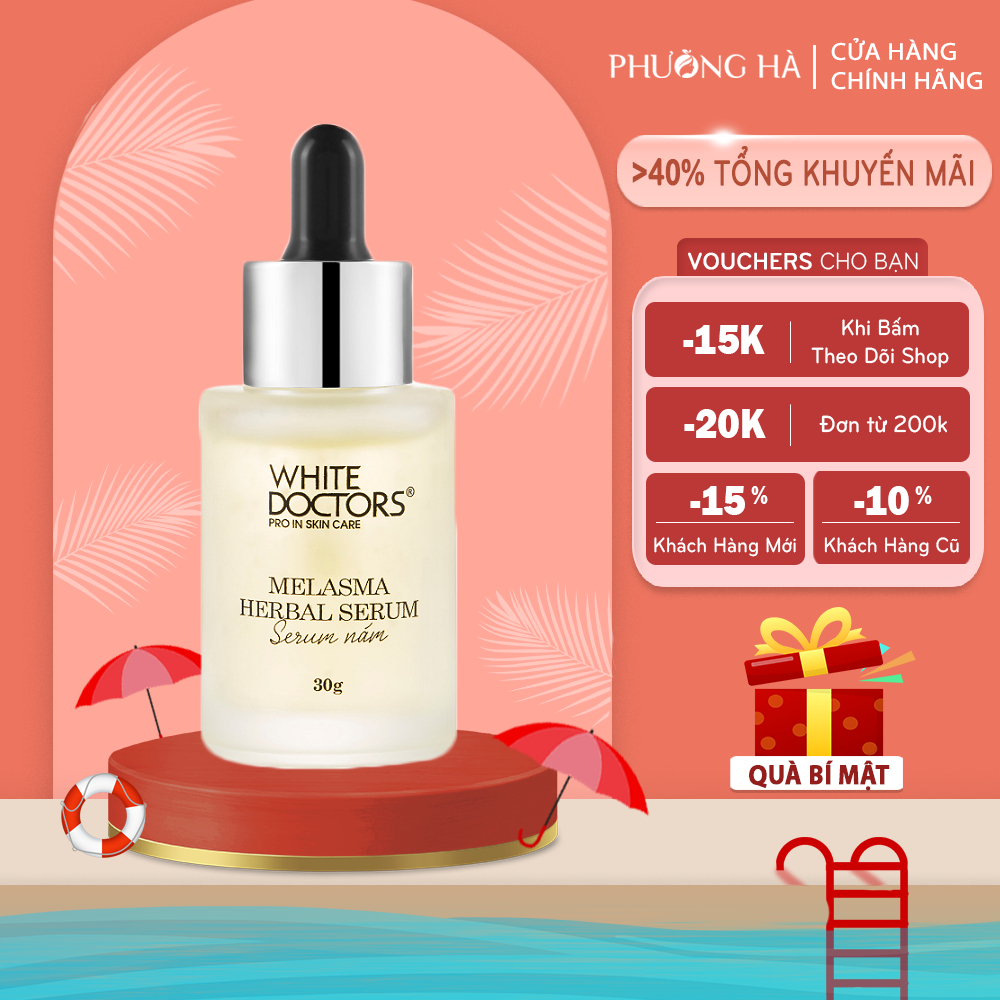 Serum làm sạch nám White Doctors Melasma Herbal Serum 30g
