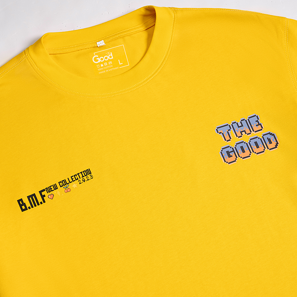 Áo Thun Local Brand THE GOOD "Be My Friends", Áo Phông, Áo Trơn Tay Lỡ Cổ Tròn Form Oversize Nam Nữ