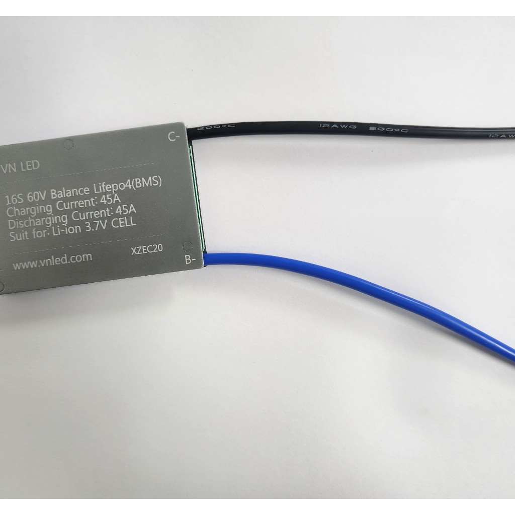 Mạch bảo vệ cell Lithium Li-ion 16S - 60V - 45A, dùng cho pin Lithium Li-ion 16S 60V như xe điện