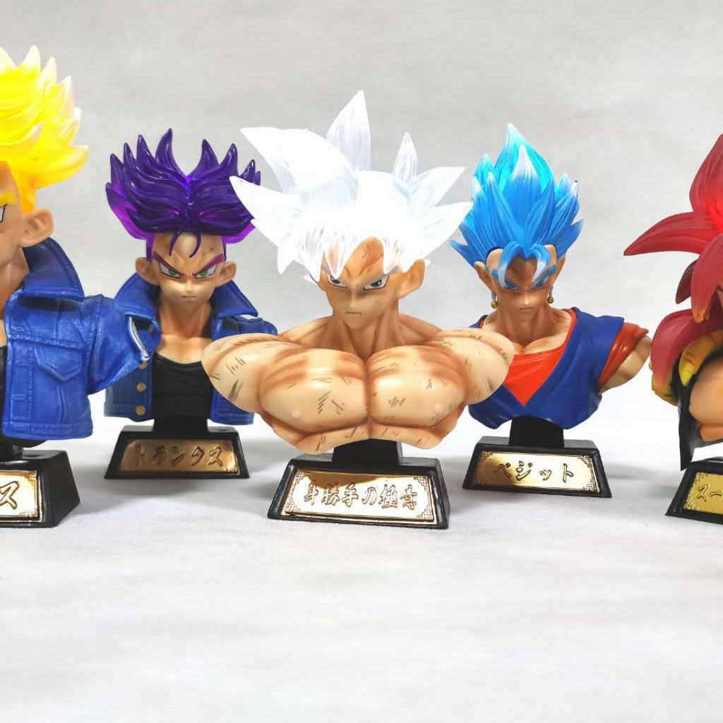 Mô hình bán thân Dragon Ball: Goku Bản Năng Vô Cực, Gogeta Surper Saiyan 4, Trunks