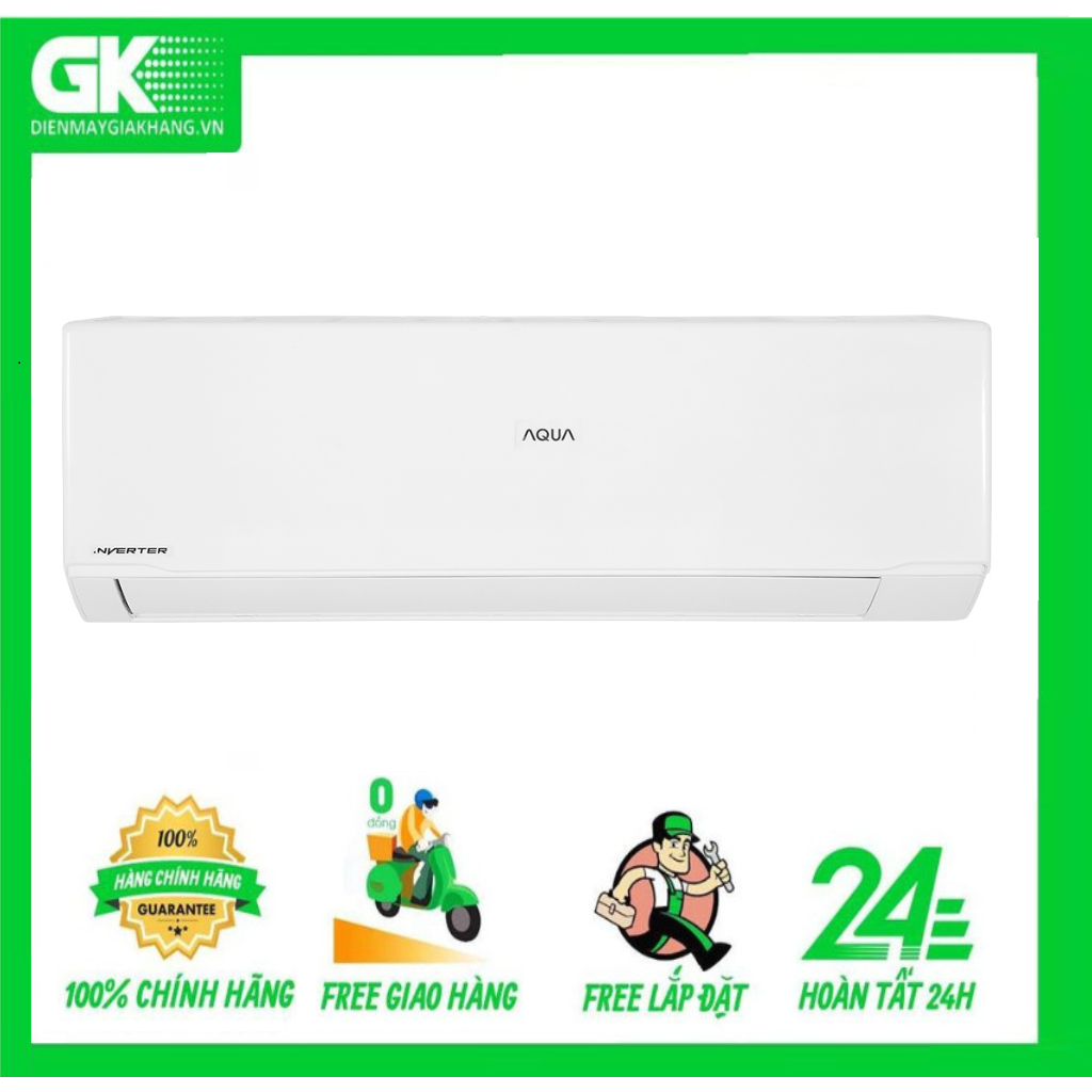 AQA-RUV10RB  -- MIỄN PHÍ CÔNG LẮP ĐẶT -- Máy lạnh Aqua Inverter 1 HP AQA-RUV10RB