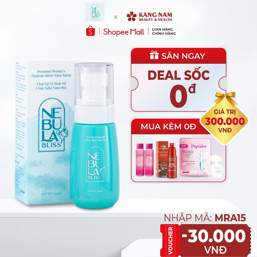 Dung Dịch Vệ Sinh Phụ Nữ Dạng Xịt Nebula Bliss 60ml (Chai)