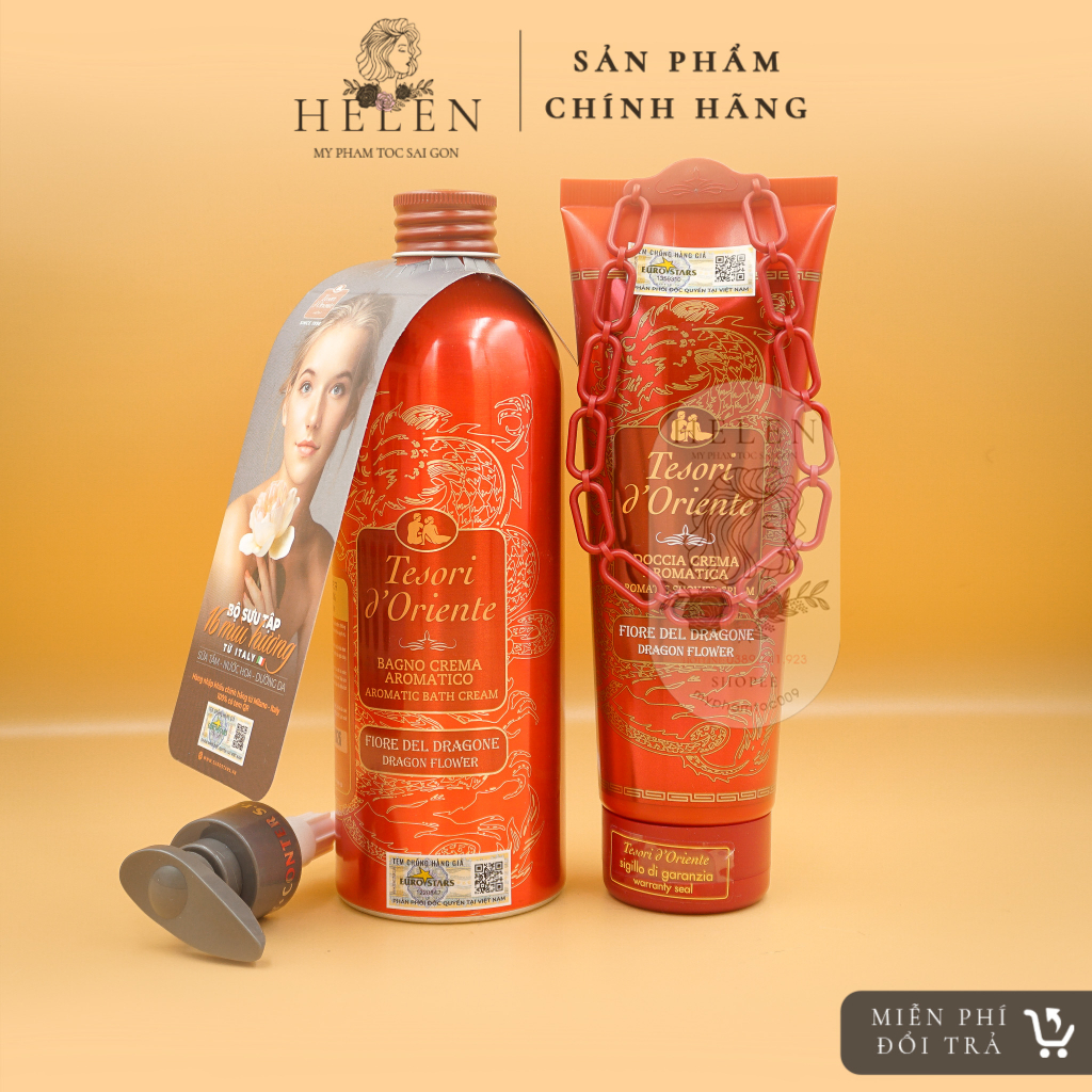 Sữa tắm Tesori D Oriente đỏ thanh long 250ml - 500ml