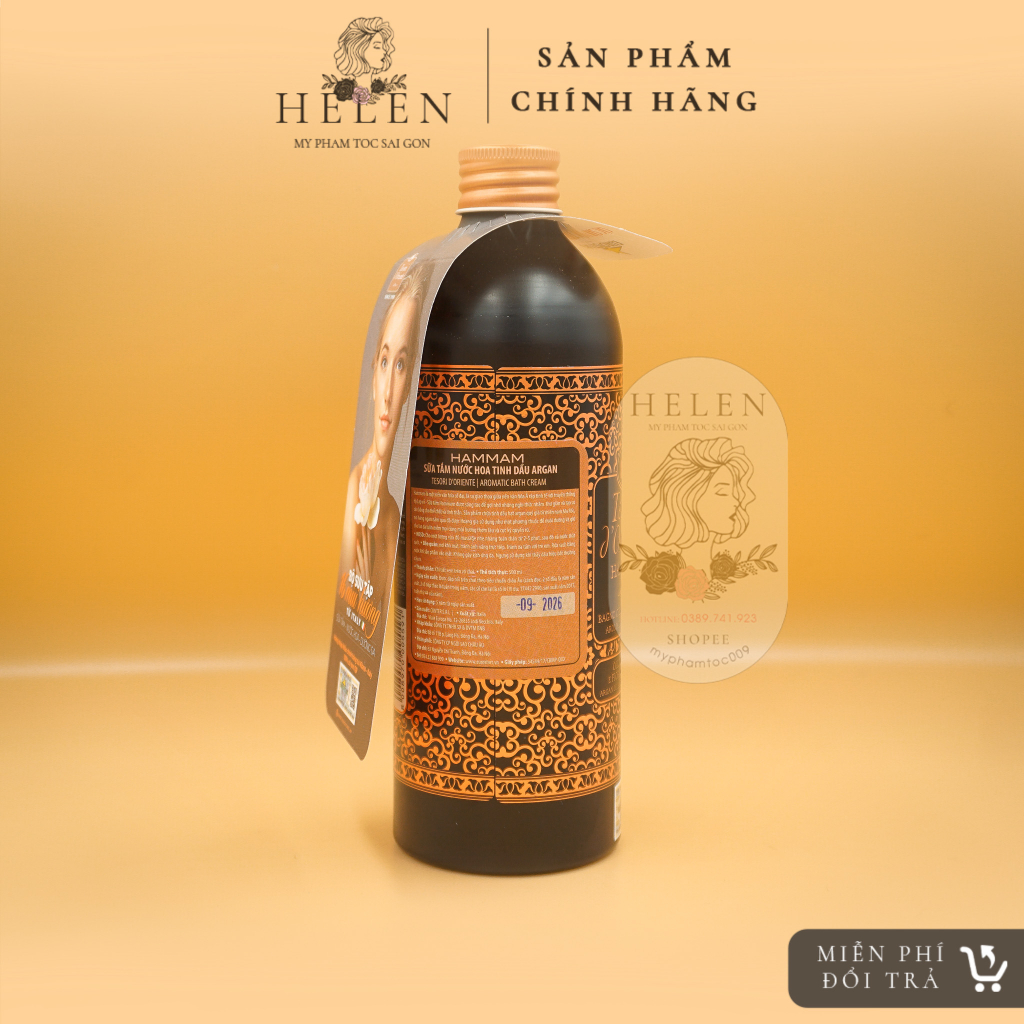 Sữa tắm Tesori D Oriente tinh dầu Argan 250ml - 500ml