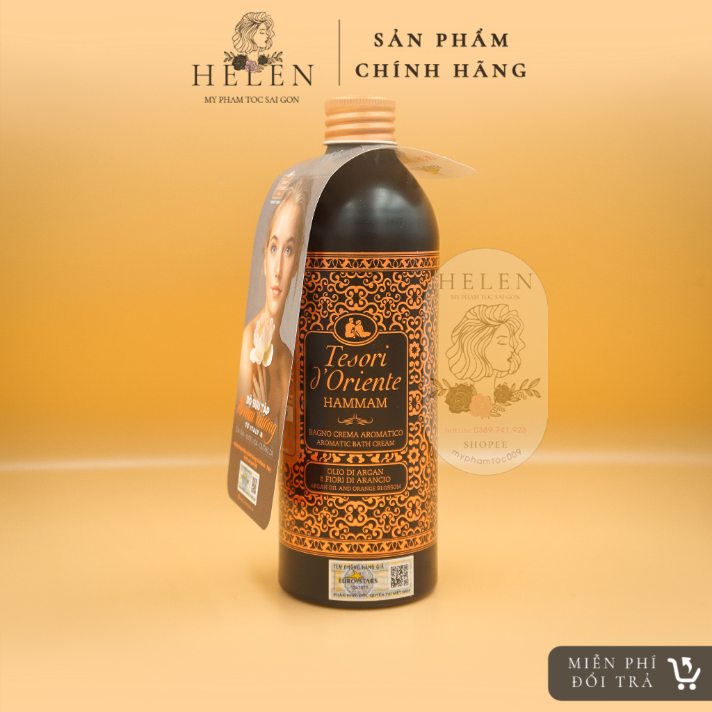 Sữa tắm Tesori D Oriente tinh dầu Argan 250ml - 500ml