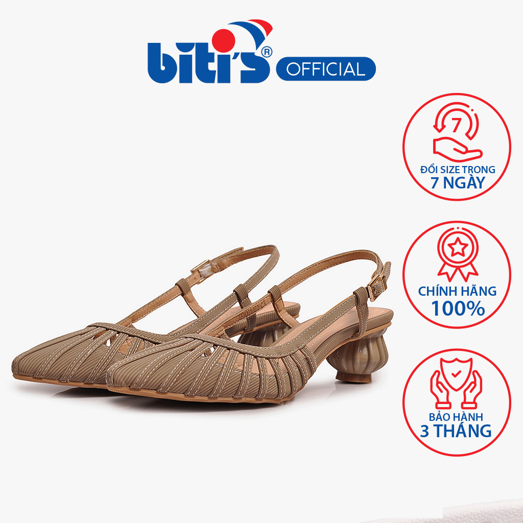Sandal Cao Gót Nữ Biti's BFW001688NAU