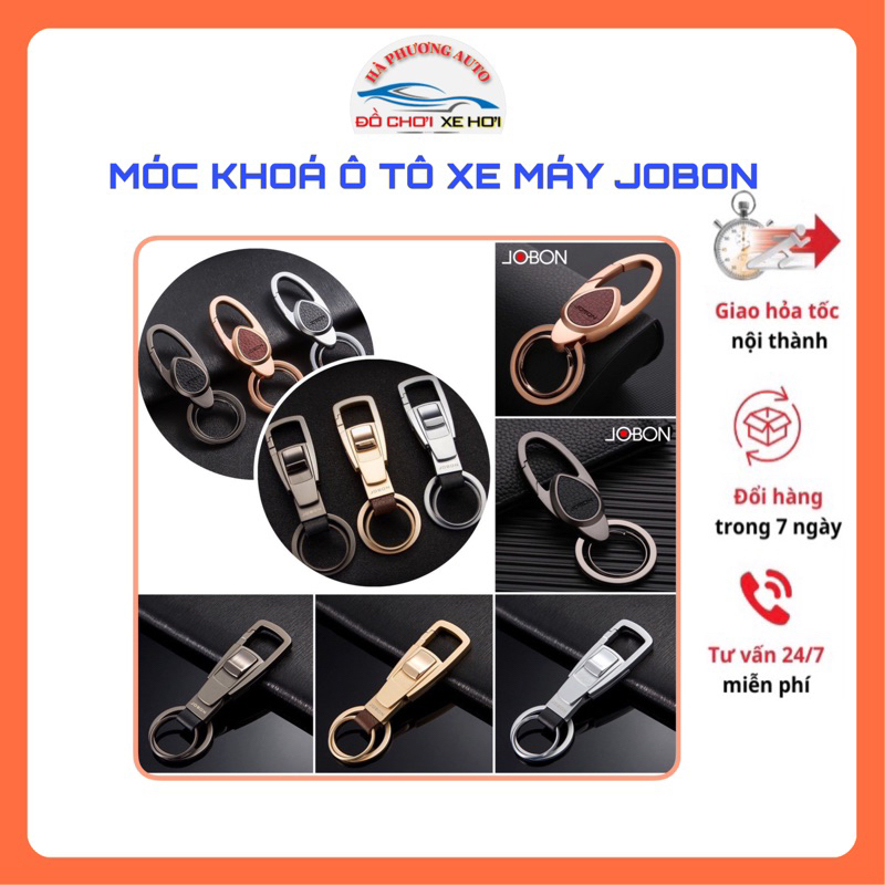 Móc Khoá Ô Tô Xe Máy Cao Cấp JOBON ZB - 8780 - Móc Chìa Khóa Đeo Đỉa Cạp Quần
