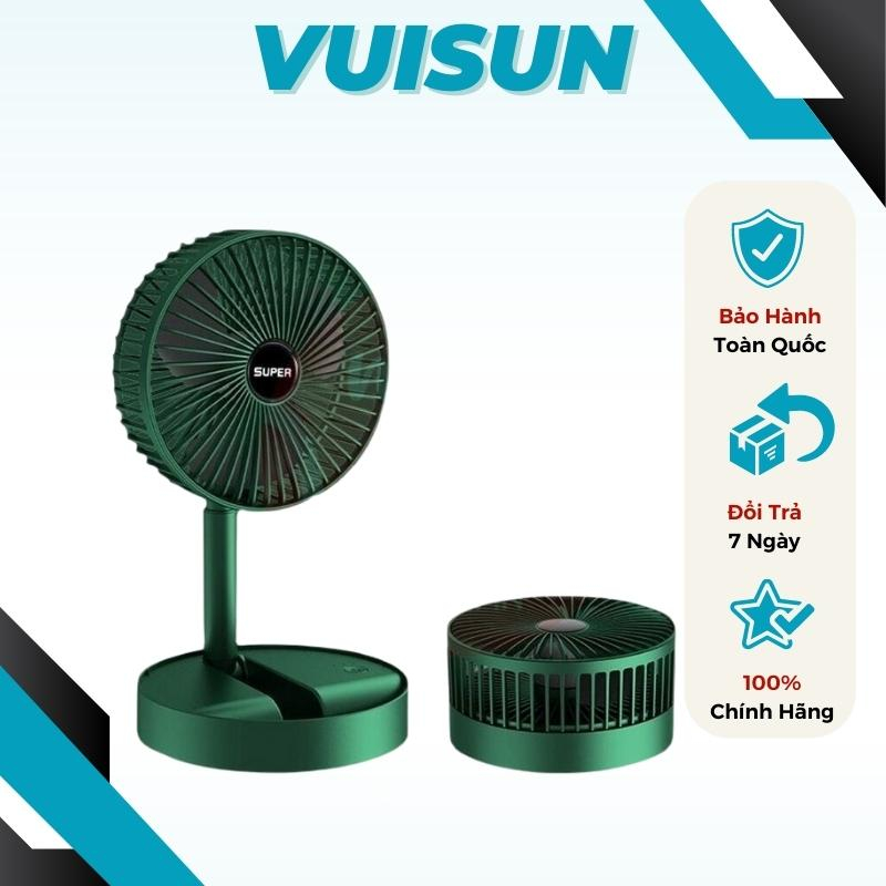 Quạt Tích Điện Mini Gấp Gọn Làm Mát Cực Nhanh Dễ Dang Vận Chuyển Và Mang Đi Du Lịch