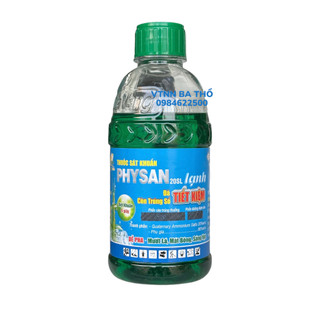 Thuốc trừ bệnh, sát khuẩn physan 20sl 480ml