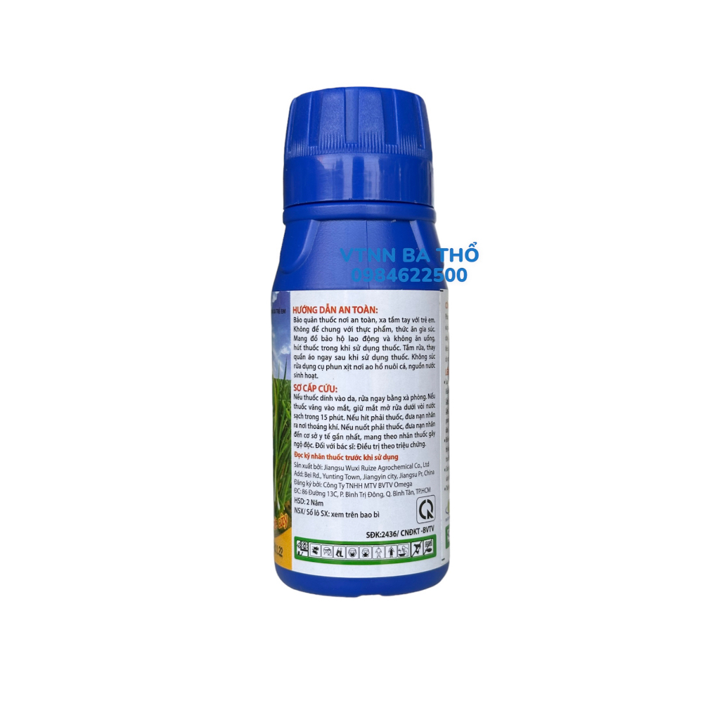 JOLLE 1SL 100ml - Chitosan 1%, Phòng trị vi khuẩn sọc lá và cháy lá, khô đầu lá trên hành