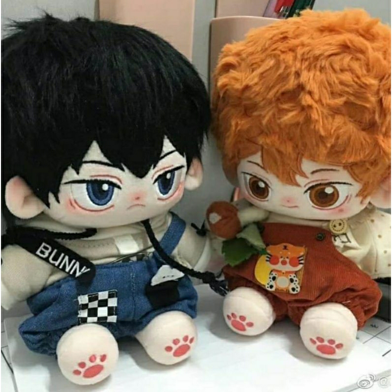 [Miyo] Cặp doll Hinata và Tobio - doll bông 20cm có xương haikyuu