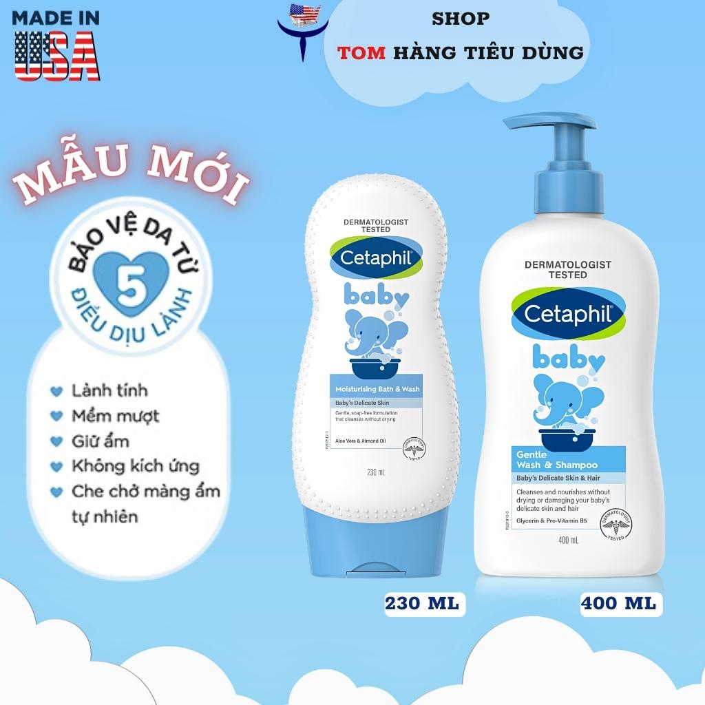 Sữa tắm gội Cetaphil cho bé 230ml 400ml