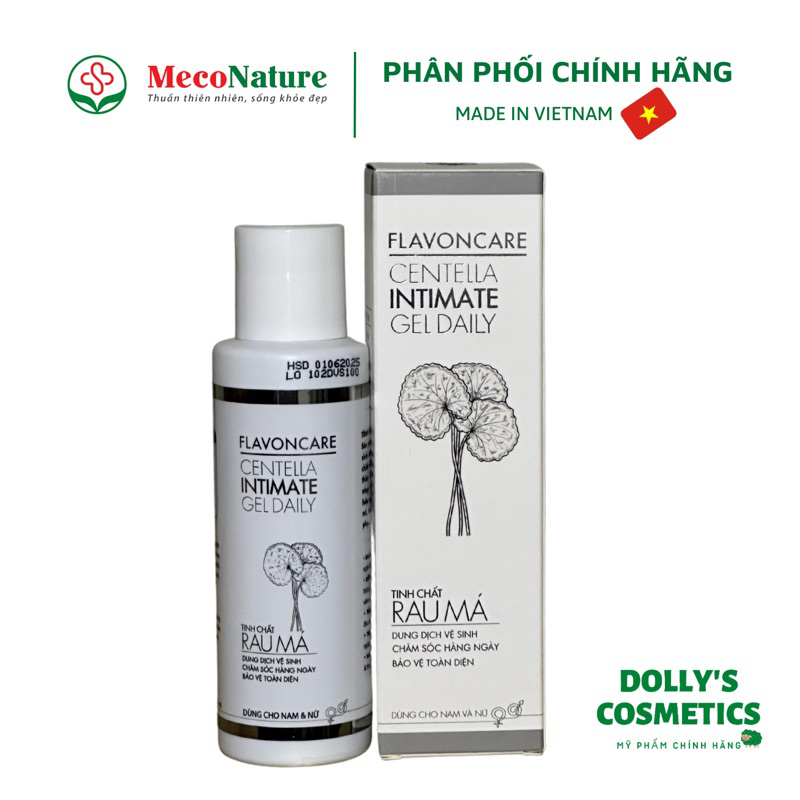 Dung Dịch Vệ Sinh Dành Cho Nam Và Nữ - Flavoncare Centella Intimate Gel Daily 100ml