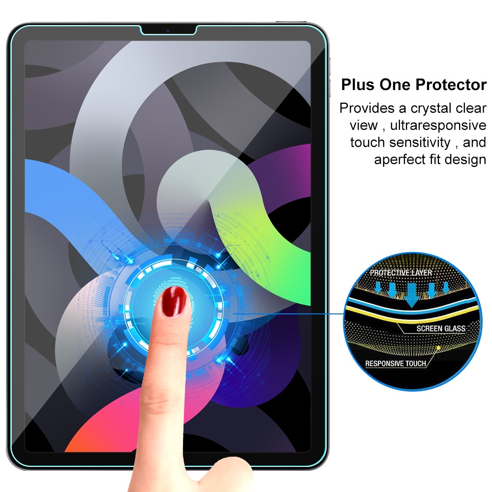 Kính cường lực ipad 9H không bám dấu vân tay cho Ipad Air / Mini /10.2 / 10.5" / Gen 10 / 11"
