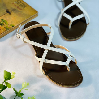 Dép sandal nữ đẹp thời trang phối dây mảnh đế bệt bigsize 40 -44
