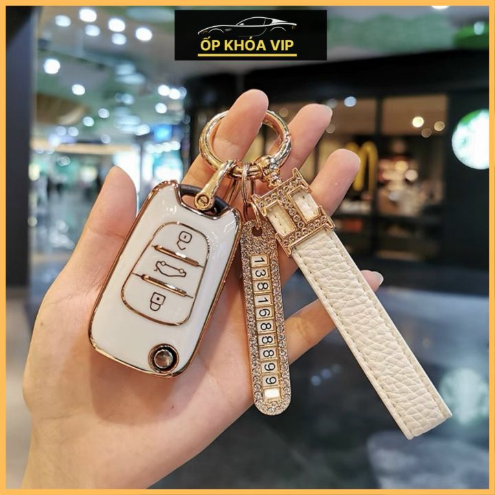 Ốp TPU dẻo xe các dòng xe HUYNDAI i30, KIA MORNING 2010. Bọc khóa xe ô tô bảo vệ khóa, chống xước by Ốp khóa VIP