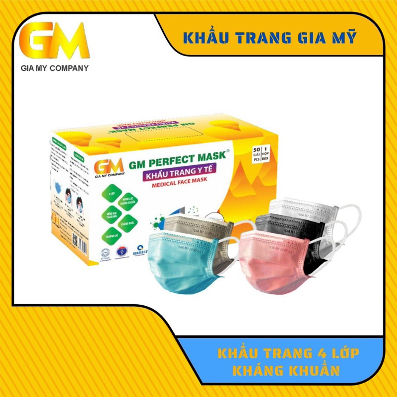 1000 cái khẩu trang y tế Như Ý, Gia My 20 hộp giấy kk