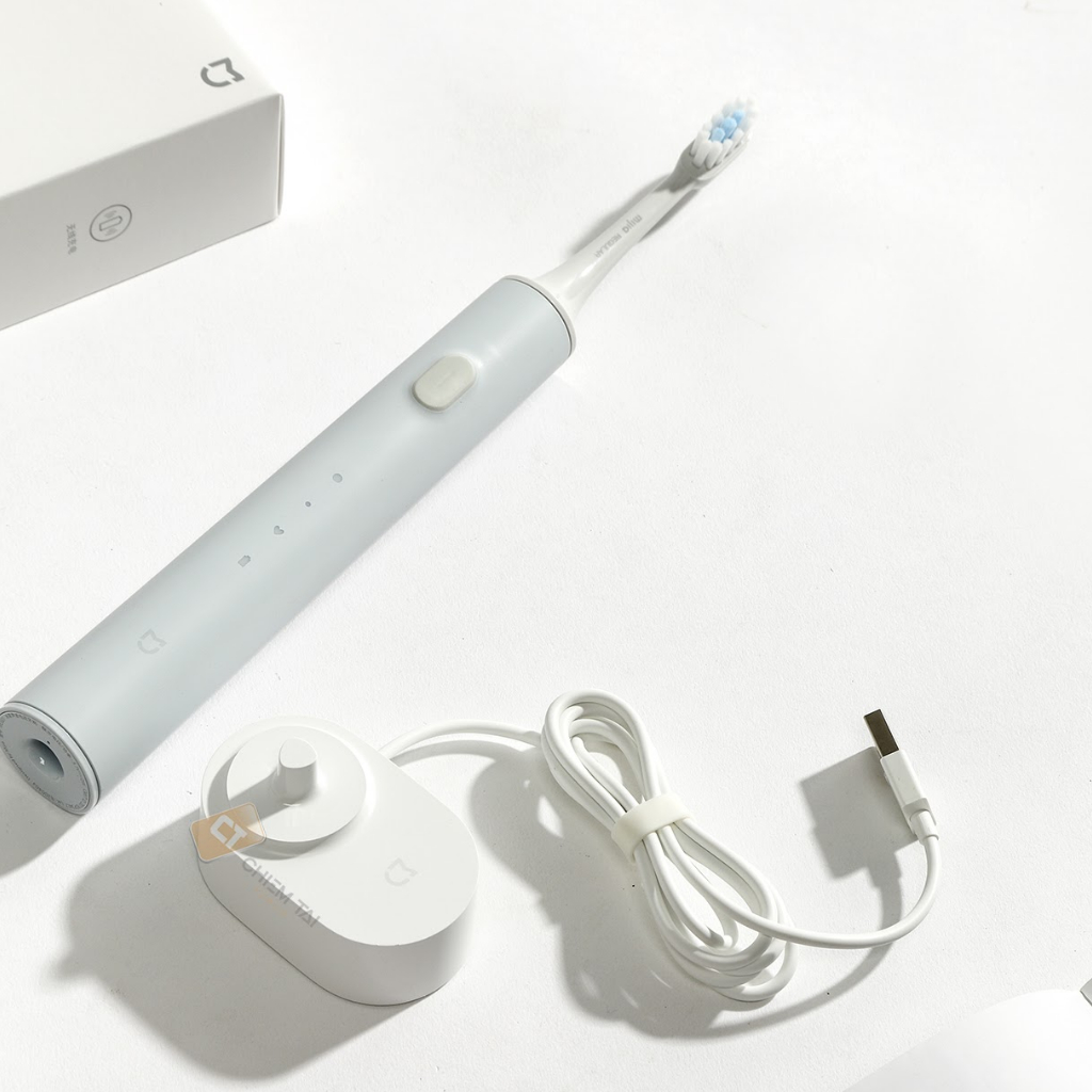 Bàn Chải Điện Xiaomi Mijia T300, T500 - Kháng Nước IPX7 - Kết Nối Thông Minh - Hoạt Động Êm Ái - Làm Sạch Răng Hiệu Quả