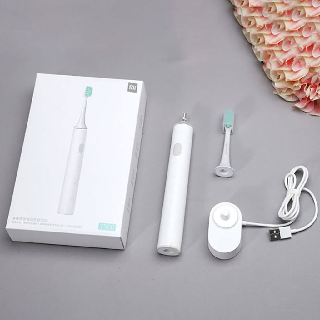 Bàn Chải Điện Xiaomi Mijia T300, T500 - Kháng Nước IPX7 - Kết Nối Thông Minh - Hoạt Động Êm Ái - Làm Sạch Răng Hiệu Quả