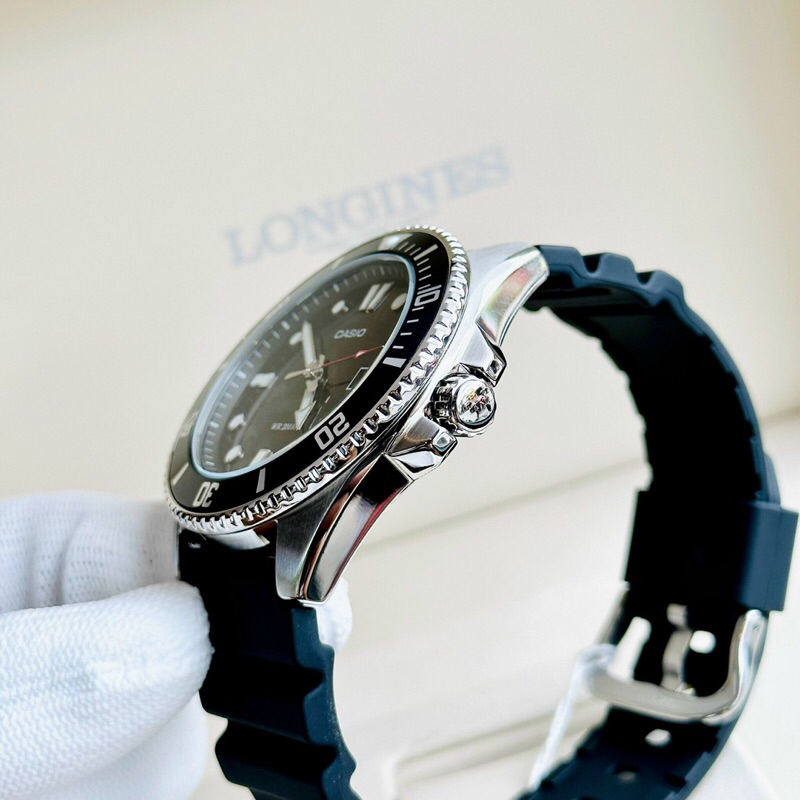 Đồng hồ nam dây nhựa Casio MDV-107-1A