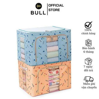 Túi đựng quần áo chăn màn khung thép vải cỡ lớn 66l