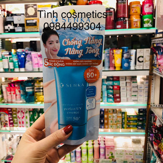 Tinh chất chống nắng senka nhật bản 50ml, chống nắng nâng tông,che phủ khuyết điểm,kiềm dầu,sáng mịn