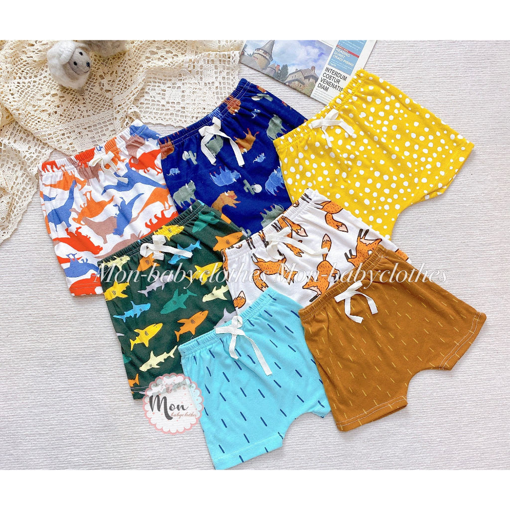 QUẦN ĐÙI đũng rộng cotton mềm mịn cho bé trai bé gái LINK 2
