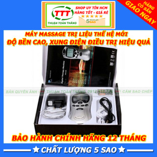 Máy massage xung điện vật lý trị liệu 4 miếng dán loại tốt