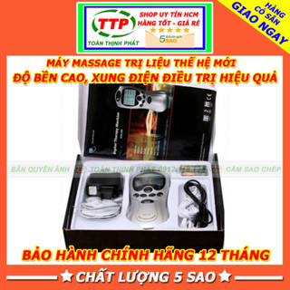 Máy châm cứu matxa xung điện vật lý trị liệu 4 miếng dán siêu bền