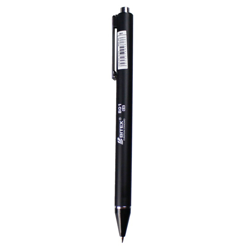 Bút bi 0,6mm mực đen/đỏ B01 Bitex