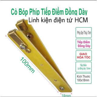 Công tắt Cò Bóp Phíp Thủy Tinh VÀNG tiếp điểm đồng DÀY - Linh kiện điện tửHCM