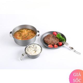 Bộ bát đĩa fire maple fms-set nấu ăn gọn nhẹ cho du lịch dã ngoại cắm trại