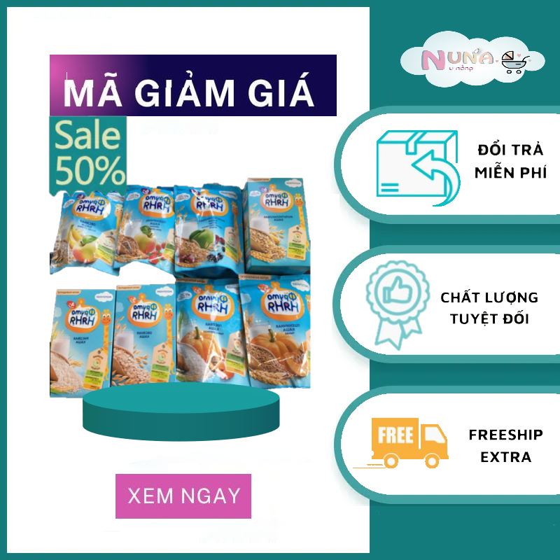 Bột ăn dặm ngọt Fruto Nga gói 200g cho bé từ 4 tháng tuổi [Date 2024]