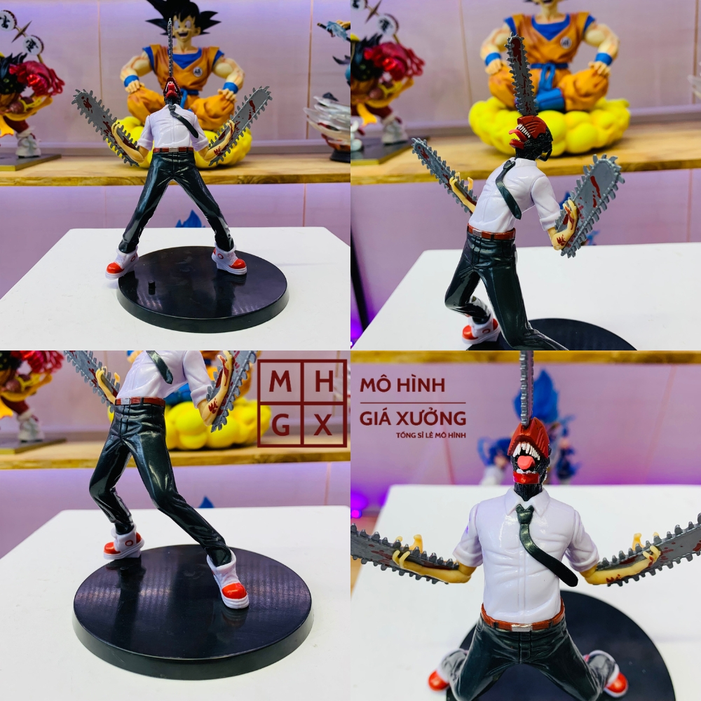 Mô Hình Chainsaw Man Tổng hợp các nhân vật chính - cao 11 - 22cm - Figure Chainsaw Man - No Box Mô Hình Giá Xưởng