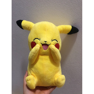 Gấu bông Pikachu cười size trung pokemon