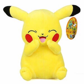 Gấu bông Pikachu cười size trung pokemon
