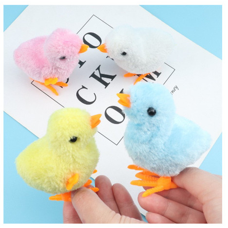 Đồ chơi gà con vặn cót gà con biết nhảy cho bé