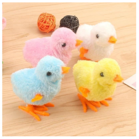 Đồ chơi gà con vặn cót gà con biết nhảy cho bé