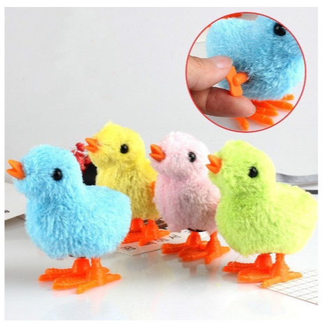 Đồ chơi gà con vặn cót gà con biết nhảy cho bé