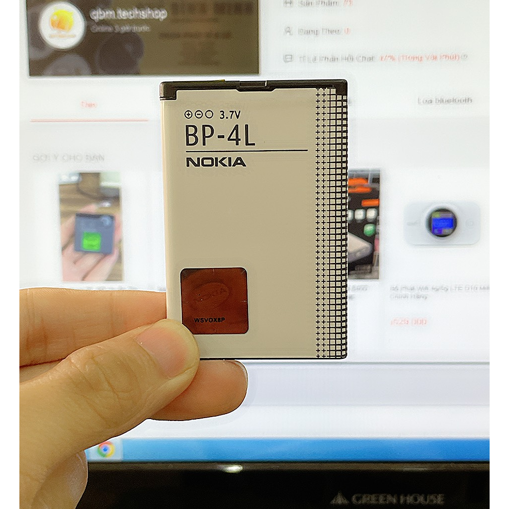 Siêu rẻ] Pin nokia zin BP-4L ( chống phù) Cho Nokia E63,E71, E72, E90,.....