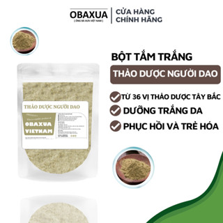 Bột tắm thảo dược người dao OBAXUA- Mặt nạ đắp mặt và dưỡng trắng toàn thân