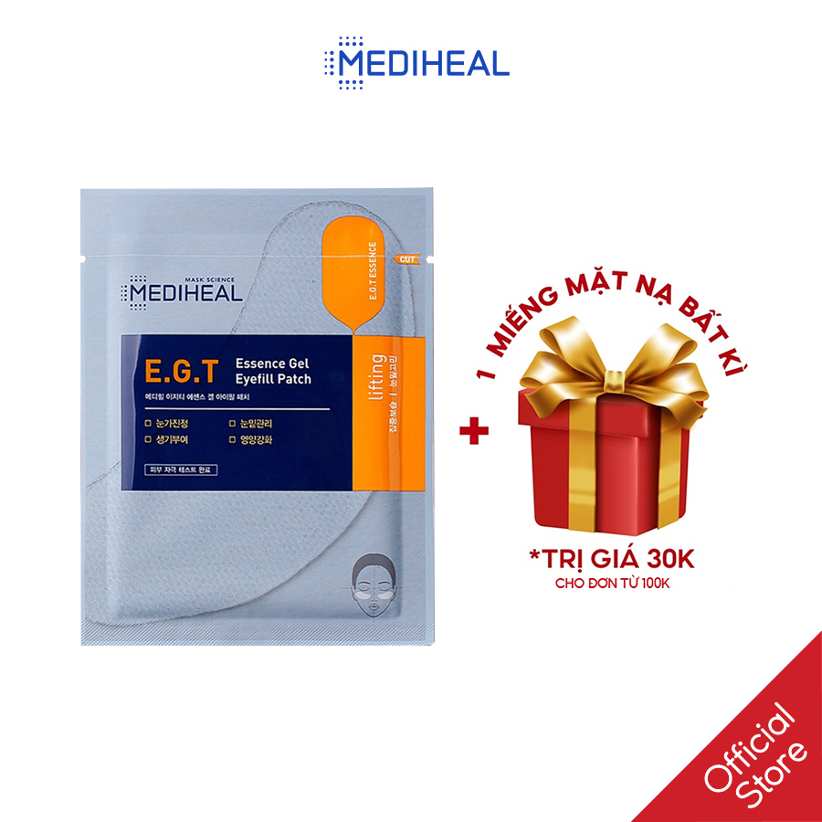 Mặt Nạ Cải Thiện Nếp Nhăn Và Quầng Thâm Mắt Mediheal E.G.T Essence Gel Eyefill Patch 2.7g [K33]