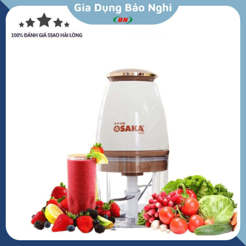 Máy Xay Sinh Tố OSAKA Nhật Bản Xay Thịt Cá Xay Đá Xay Thực Phẩm Đa Năng Dung Tích 750ml